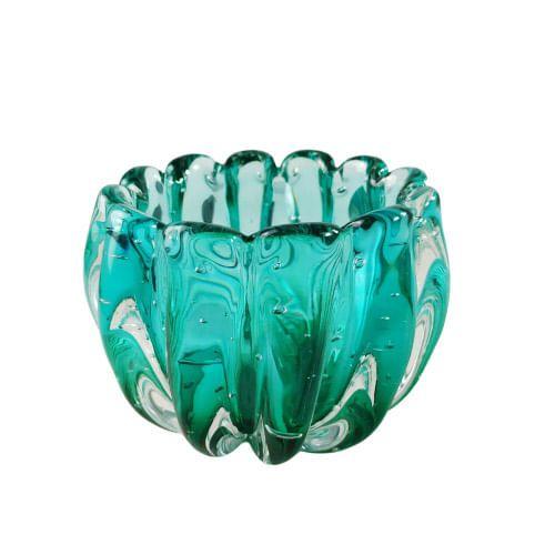 Imagem de Cachepot de Murano D'Labone - Liceu Esmeralda 13cm