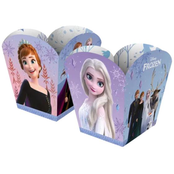 Imagem de Cachepot de Papel Frozen 2 - 4 Unidades