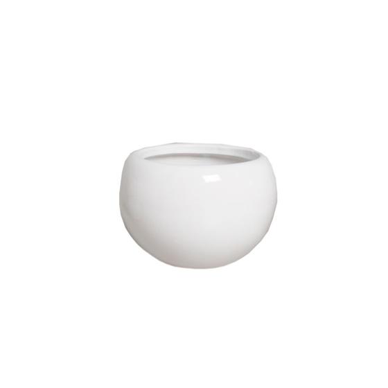 Imagem de Cachepot Decorativo em Cerâmica Home Modelo Bowl G Branco