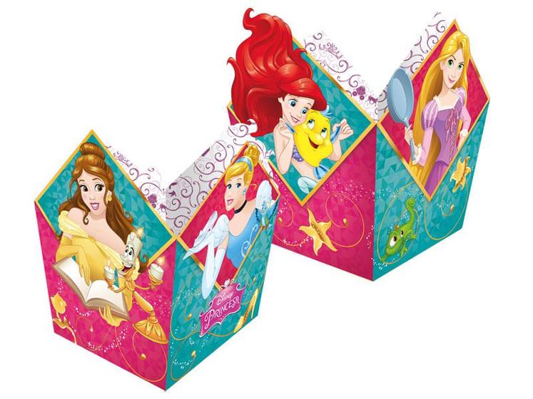 Imagem de Cachepot Grande Princesas Disney Amigas 8 unidades - Regina Festas