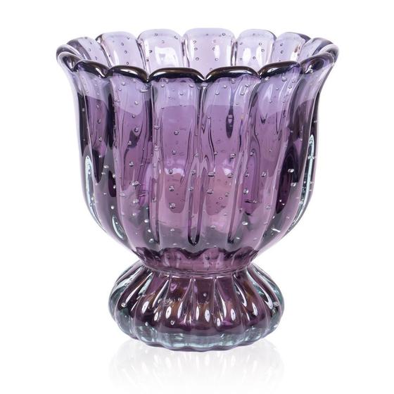 Imagem de Cachepot Murano Orquídea Ametista 
