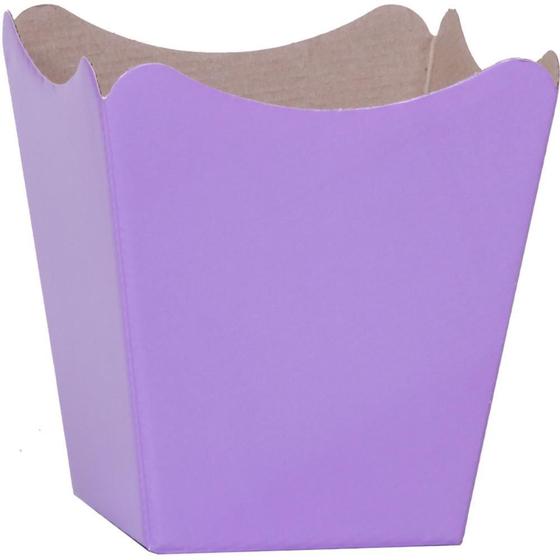 Imagem de Cachepot Paper Liso Pote 15 Lilás 16X17X11CM Pacote com 10 Unidades