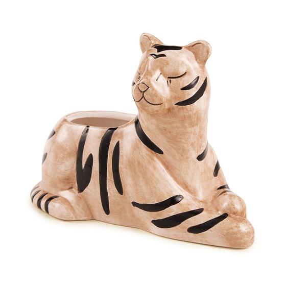 Imagem de Cachepot Tigre Em Ceramica