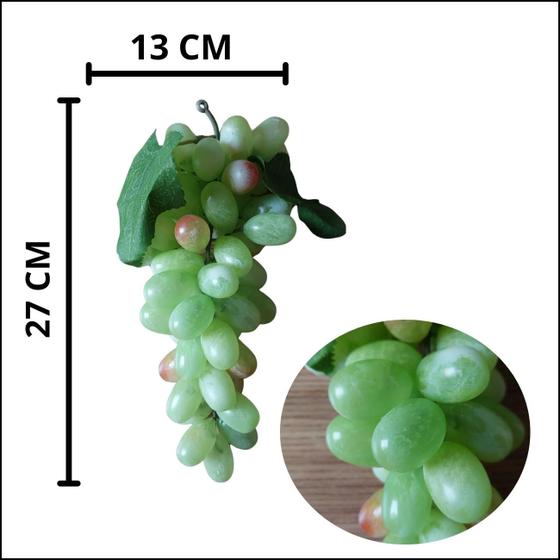 Imagem de CACHO DE UVA VERDE Alongado - MEDIO - 4656