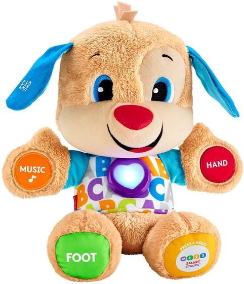 Imagem de Cachorrinho de Pelúcia Interativo e Educativo Fisher-Price com músicas 