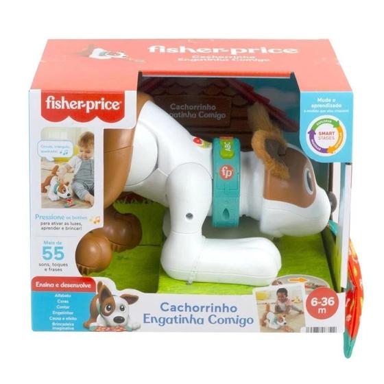 Imagem de Cachorrinho Engatinha Comigo - Fisher Price Mattel Hhc55