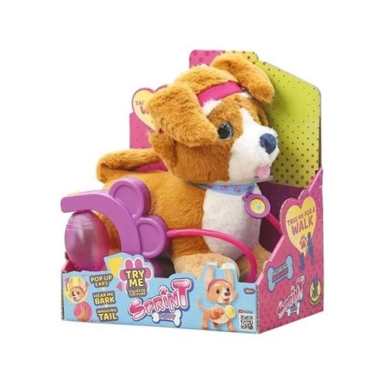 Cachorrinho Pelúcia Walking Latido Brinquedo Elétrico Multikids - BR1195 Menor preço em Cachorrinho Pelúcia Walking Latido Brinquedo Elétrico Multikids - BR1195