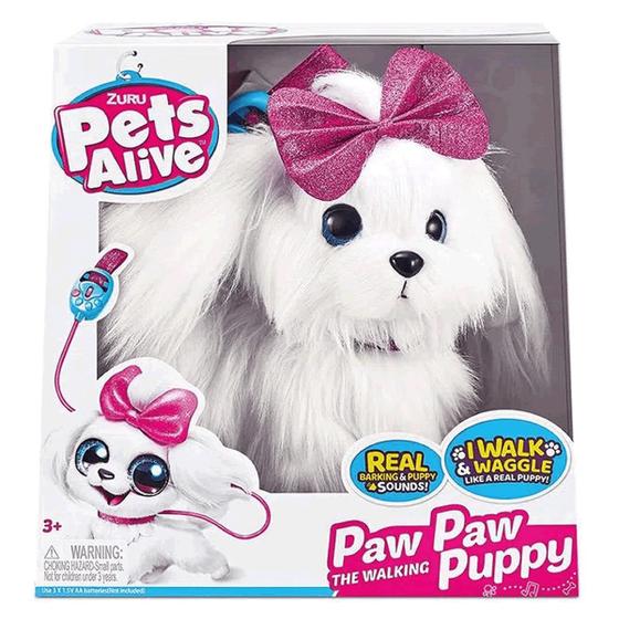 Cachorrinho Pets Alive Que Anda e Late Com Controle Candide - Outros ...