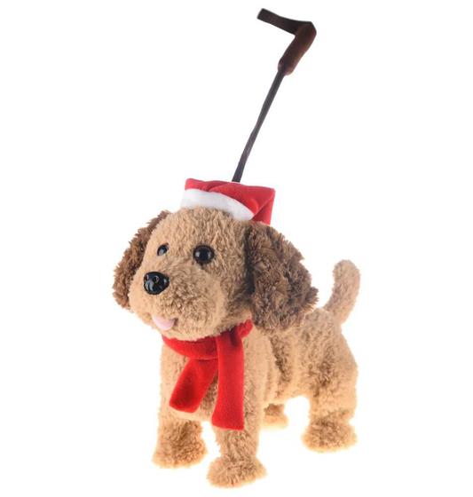 Imagem de Cachorro Decorativo com Movimento Cromus Natal 17cm