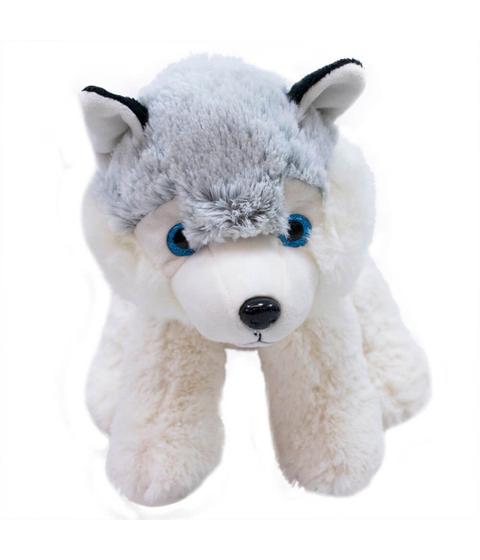 Imagem de Cachorro Husky Sentado 24cm Pelucia