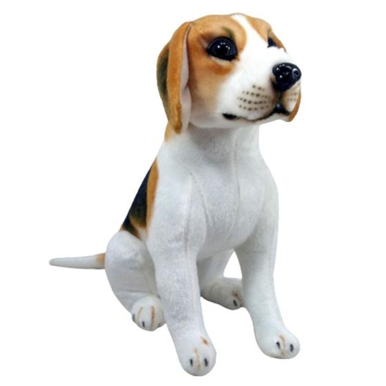 Imagem de Cachorro Pelúcia Beagle Sentado 29 Cm Altura