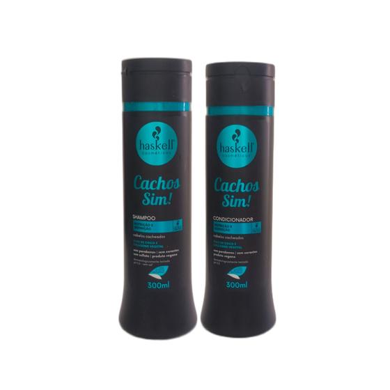 Imagem de Cachos Poderosos! Kit Shampoo e Condicionador Cachos Sim Nutrição e Controle Perfeito