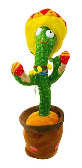 Cacto Dançante E Falante Toca Música Repete A Fala Brinquedo - Jppelucia Imagem de Cacto Dançante E Falante Toca Música Repete A Fala Brinquedo