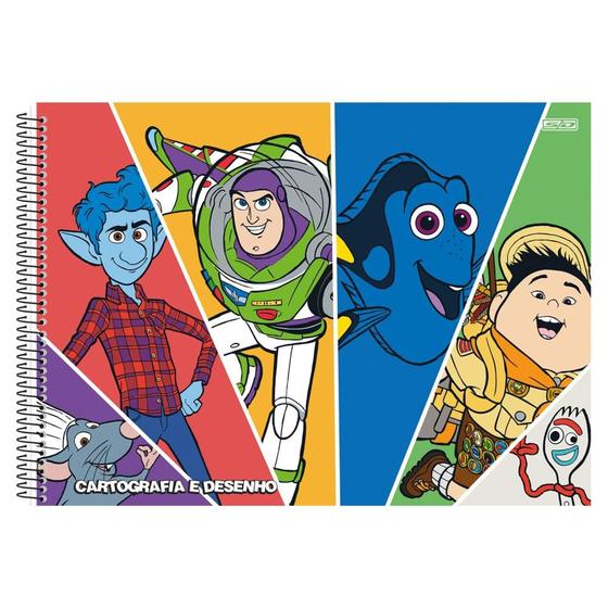 Imagem de Cad desenho CD 60fls SD Pixar c/ ad. c/5