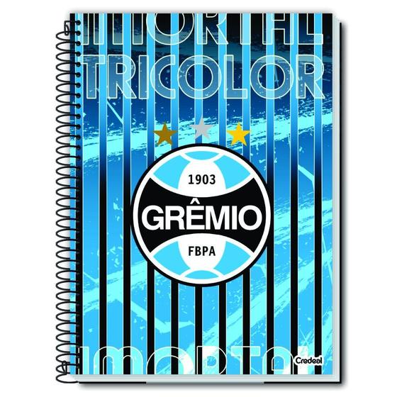 Imagem de Cad uni 10x1 160fls Credeal Gremio c/2 8460