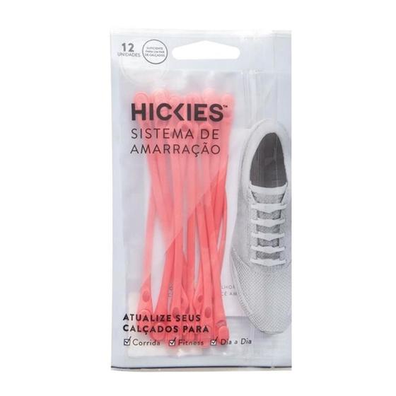 Imagem de Cadarço De Silicone Elástico Kit Com 12pçs Hickies