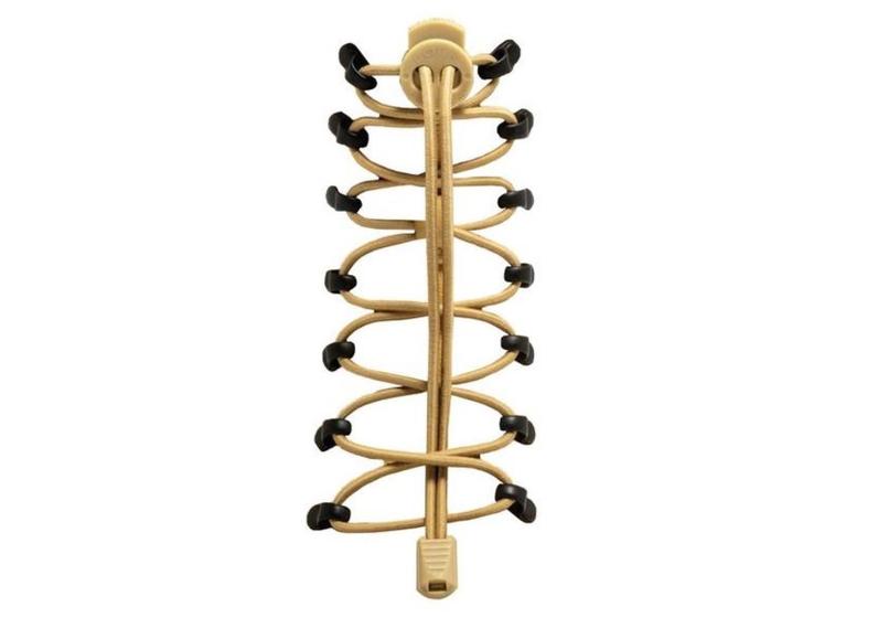 Imagem de Cadarço Elástico Para Botas Lock Laces Bege