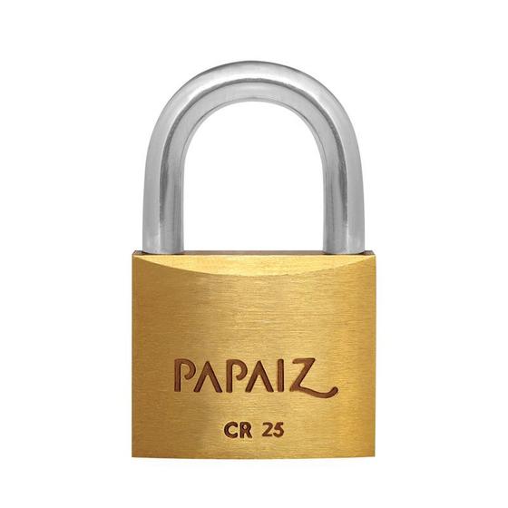 Imagem de Cadeado 25mm Papaiz Caixa Com 10 Un Segredo Diferente Cr 25
