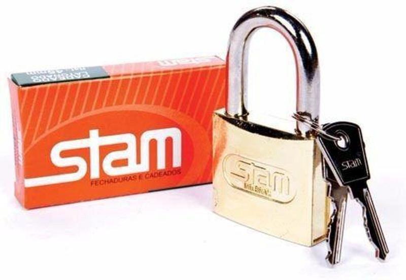 Imagem de Cadeado 30 Mm Stam Com Chave