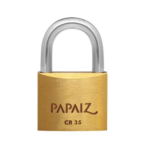 Imagem de Cadeado 35mm Papaiz Caixa Com 05 Un Segredo Diferente Cr 35