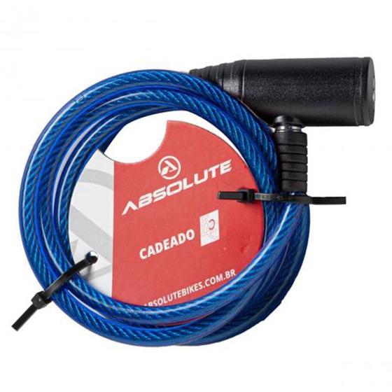 Imagem de Cadeado Absolute 1.0Mx6Mm Espiral Com Chave-ul