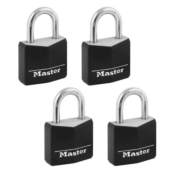 Imagem de Cadeado Coberto Master Lock Preto 4x