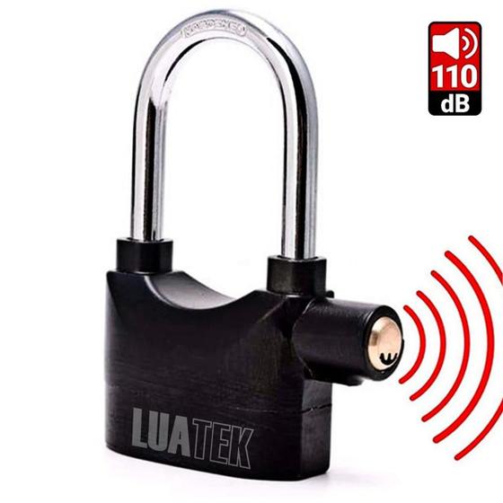 Imagem de Cadeado Com Alarme Antifurto Prova De Água Lock