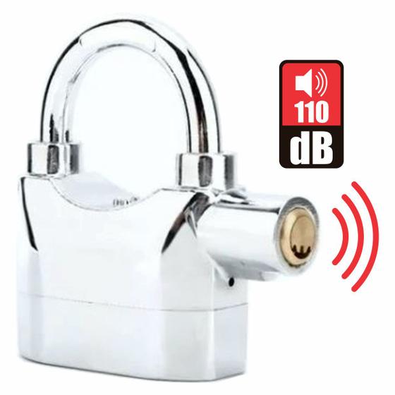 Cadeado Com Alarme Antifurto Sirene 110db Prova De água Para Moto Bike Casa Blindado Menor preço em Cadeado Com Alarme Antifurto Sirene 110db Prova De água Para Moto Bike Casa Blindado