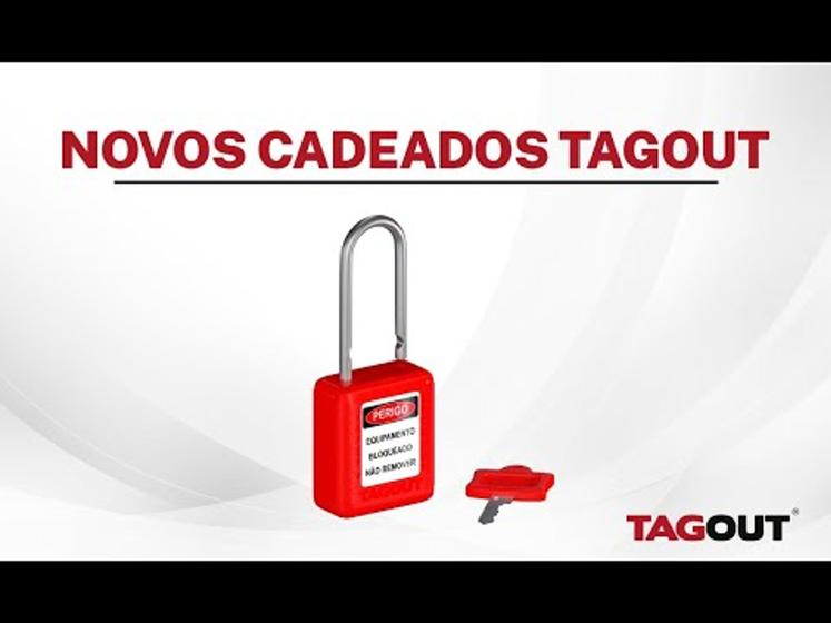 Imagem de Cadeado De Bloqueio Nr12 Loto Haste Alumínio Tagout