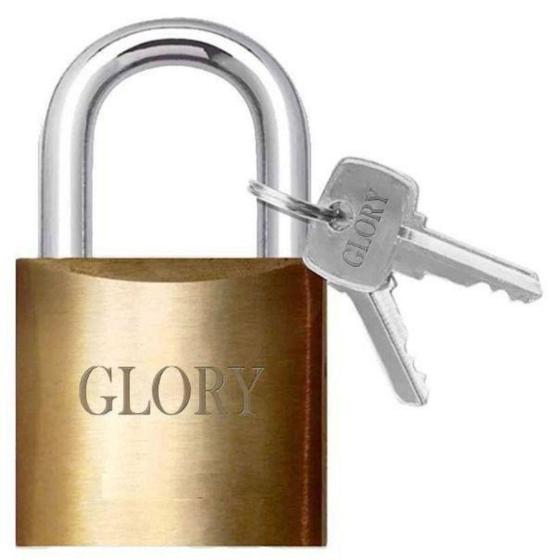 Cadeado De Latão Glory 25mm 2 Chaves Não Enferruja Envio Já Menor preço em Cadeado De Latão Glory 25mm 2 Chaves Não Enferruja Envio Já