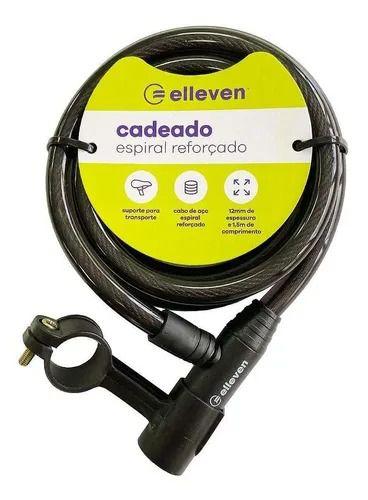 Cadeado Elleven Cabo Aço 1,5mt X 12mm P/ Bike Moto Chaves Menor preço em Cadeado Elleven Cabo Aço 1,5mt X 12mm P/ Bike Moto Chaves