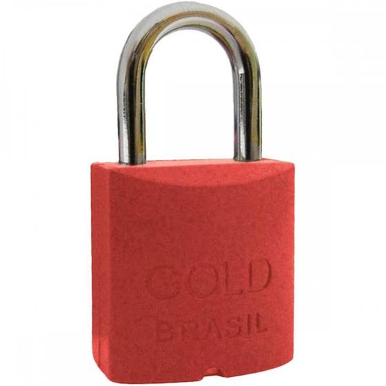 Imagem de Cadeado Gold Color 20 Vermelho