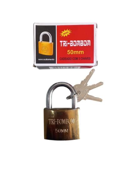Imagem de Cadeado Individual 50mm com 3 Chaves