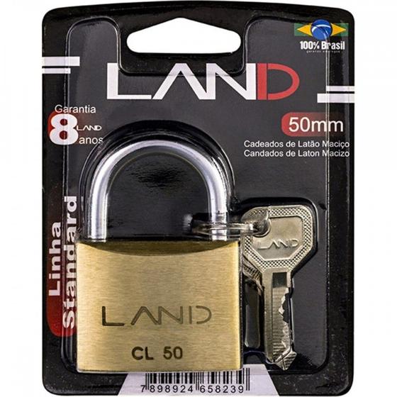 Imagem de Cadeado Land 50Mm Blister 2545