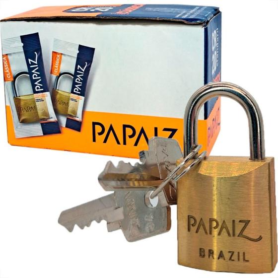 Imagem de Cadeado Papaiz 20Mm - Kit C/10 Pecas