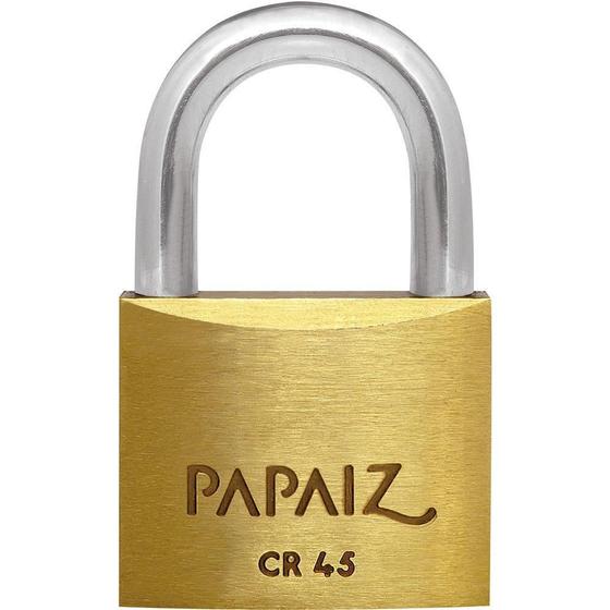 Imagem de Cadeado Papaiz 45mm - Embalagem Flow Pack com 5 Unidades