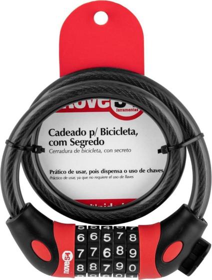 Imagem de Cadeado para Bicicleta 60 cm com Segredo Nove54