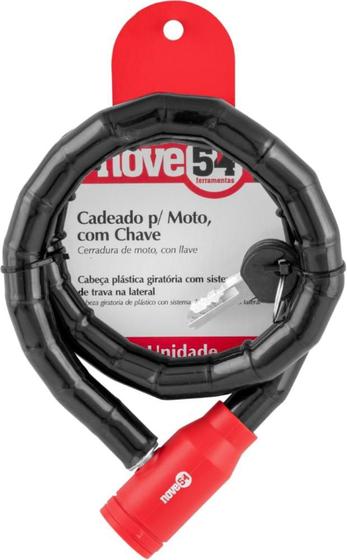 Imagem de Cadeado para Moto 80 cm com Chave Nove54