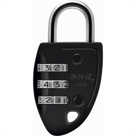 Imagem de Cadeado Segredo Papaiz Cs23 Preto 0114000Smpr