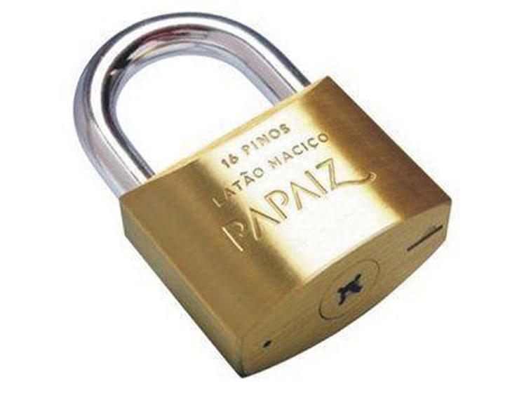 Imagem de Cadeado Tetra-Chave Papaiz 60mm CRT60 - PAPAIZ CADEADO