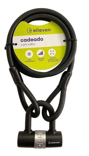 Cadeado Tipo U Cabo Bike Moto 12mm X 1.5m Elleven Menor preço em Cadeado Tipo U Cabo Bike Moto 12mm X 1.5m Elleven