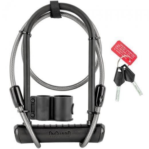 Imagem de Cadeado U-lock + Cabo Onguard 8154 Super Reforçado C Chaves