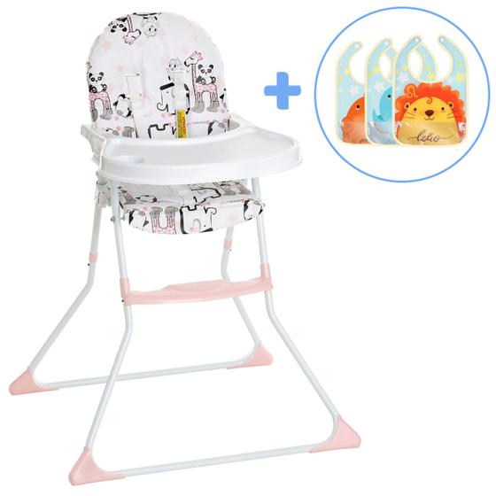 Cadeira Alimentação De Bebê Para Refeição Infantil Até 23Kg Nick Zoo Galzerano + Babador Menor preço em Cadeira Alimentação De Bebê Para Refeição Infantil Até 23Kg Nick Zoo Galzerano + Babador