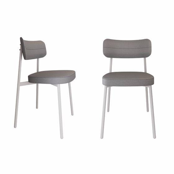 Imagem de Cadeira Alloa Fixa com 4 Pés 50 X 44,7 X 83,8 Cm com 2 Unidade