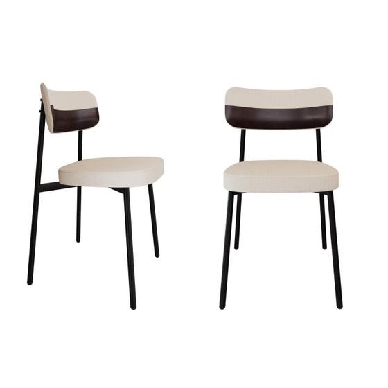 Imagem de Cadeira Alloa Fixa com 4 Pés 500 X 447 X 838 Mm com 2 Unidades