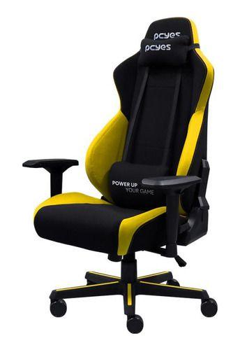 Imagem de Cadeira Amarelo Modelo Gamer Escritório Alto Conforto -120kg