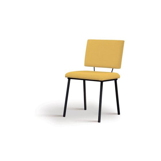 Imagem de Cadeira Antonella Linho Amarelo 77x45x45 cm Daf Mobiliário