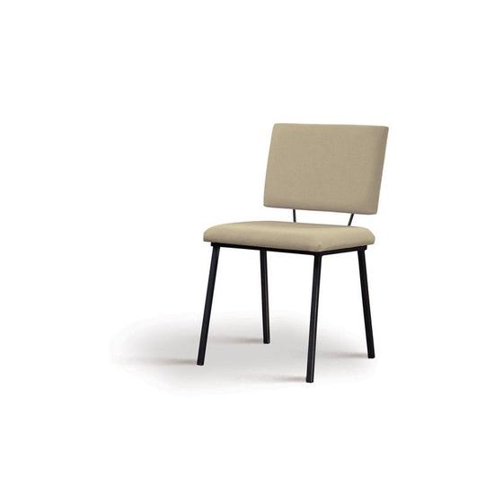 Imagem de Cadeira Antonella Linho Bege 77x45x45 cm Daf Mobiliário