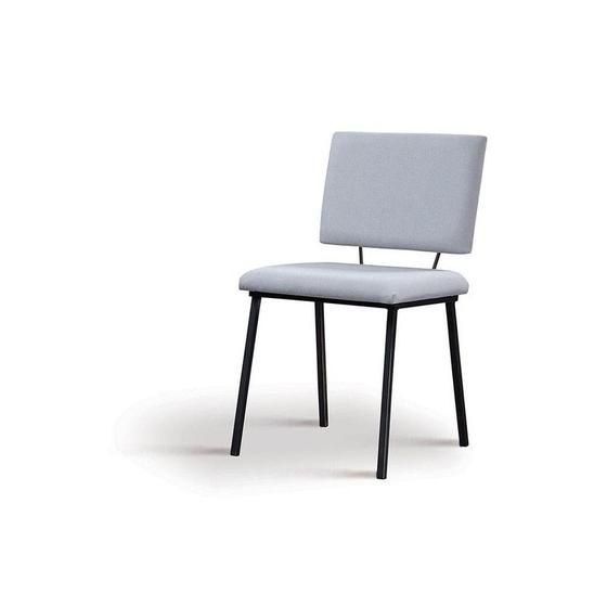 Imagem de Cadeira Antonella Linho Gelo 77x45x45 cm Daf Mobiliário