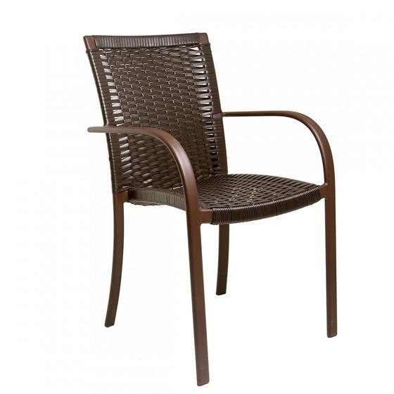 Imagem de Cadeira Ascoli em Alumínio com Pintura Eletrostática para Área, Piscina, Edícula, Jardim